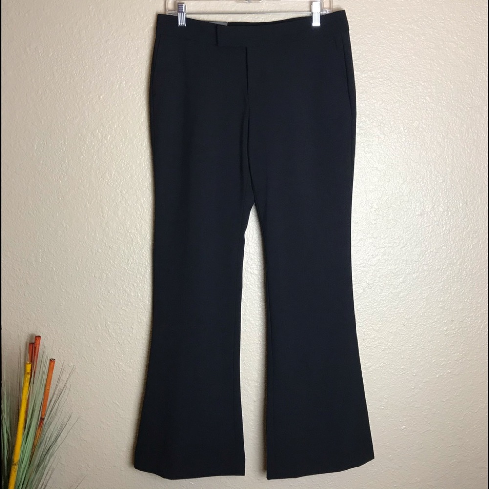 Bitten By Sara Jessica Parker Mercer Flared Career Work Dress Pants Black Size 8